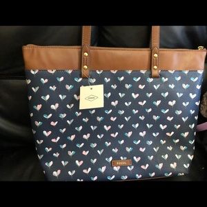 Fossil women tote bag